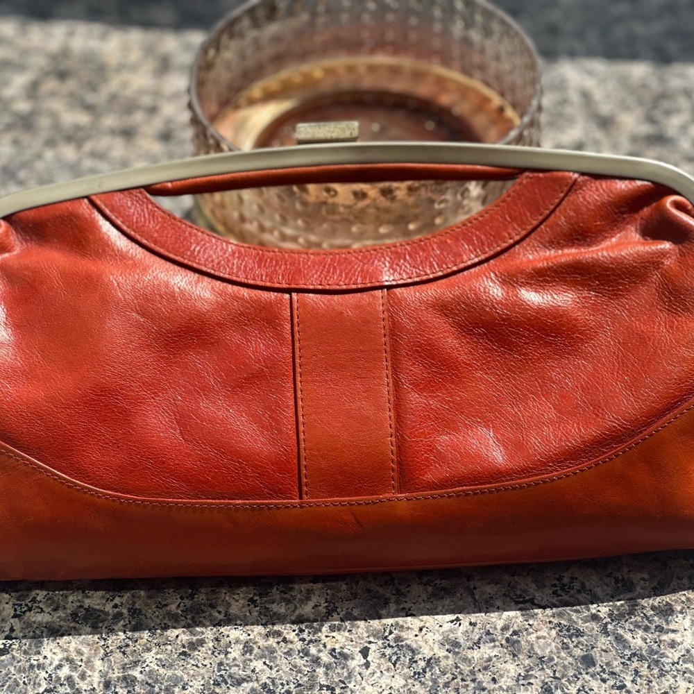 Stylish Latico NJ Orange 
 Real Leather Clutch - Picture 14 of 15